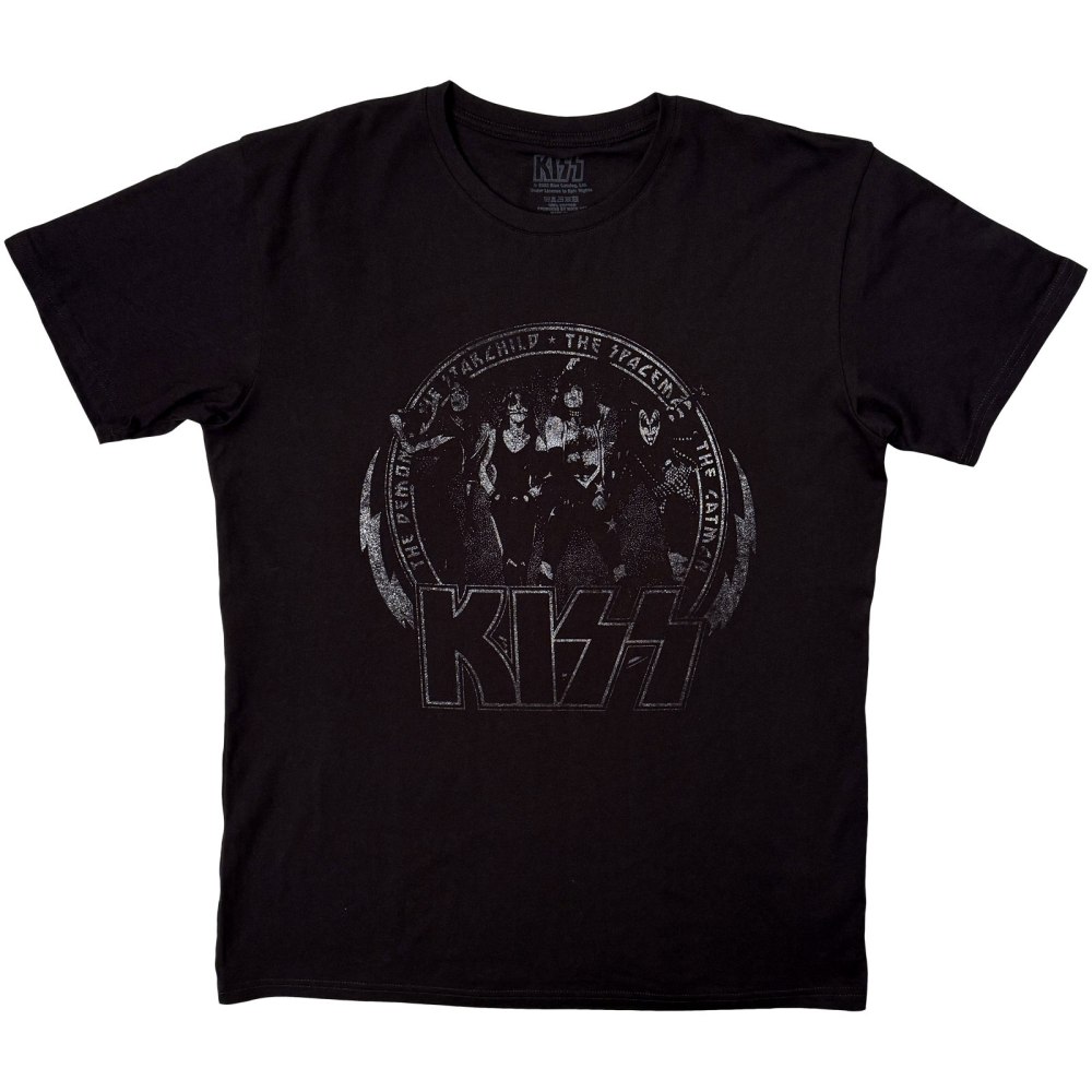 Kiss - Spaceman Mens Tshirt - Black
